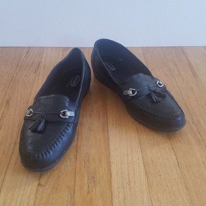 Dr. Scholl's Black Leather Loafers - Size 8.5M